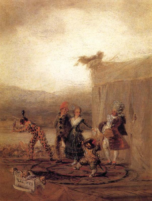 Francisco Goya Strolling Players France oil painting art